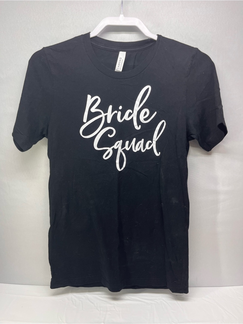 Bella Canvas Black‎ Tee with White Print